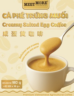 Creamy Salted Eggs Coffee BOX - 10 Packs