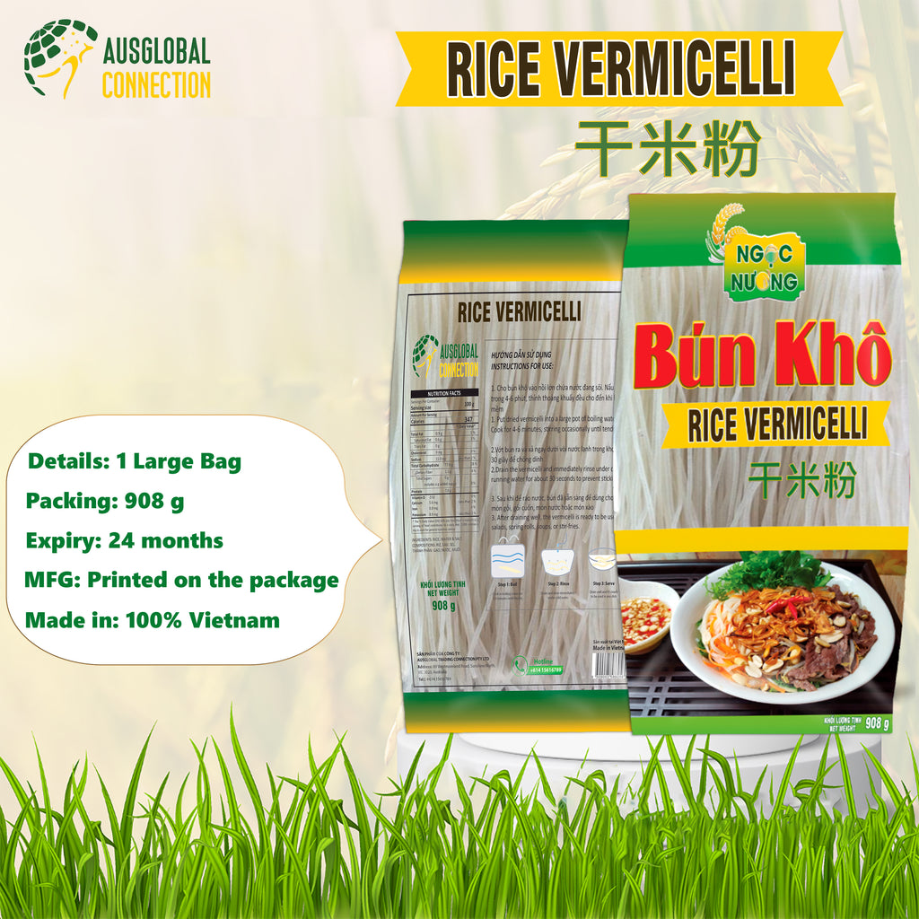 Ngoc Nuong Rice Vermicelli - 908g (Bún Khô)