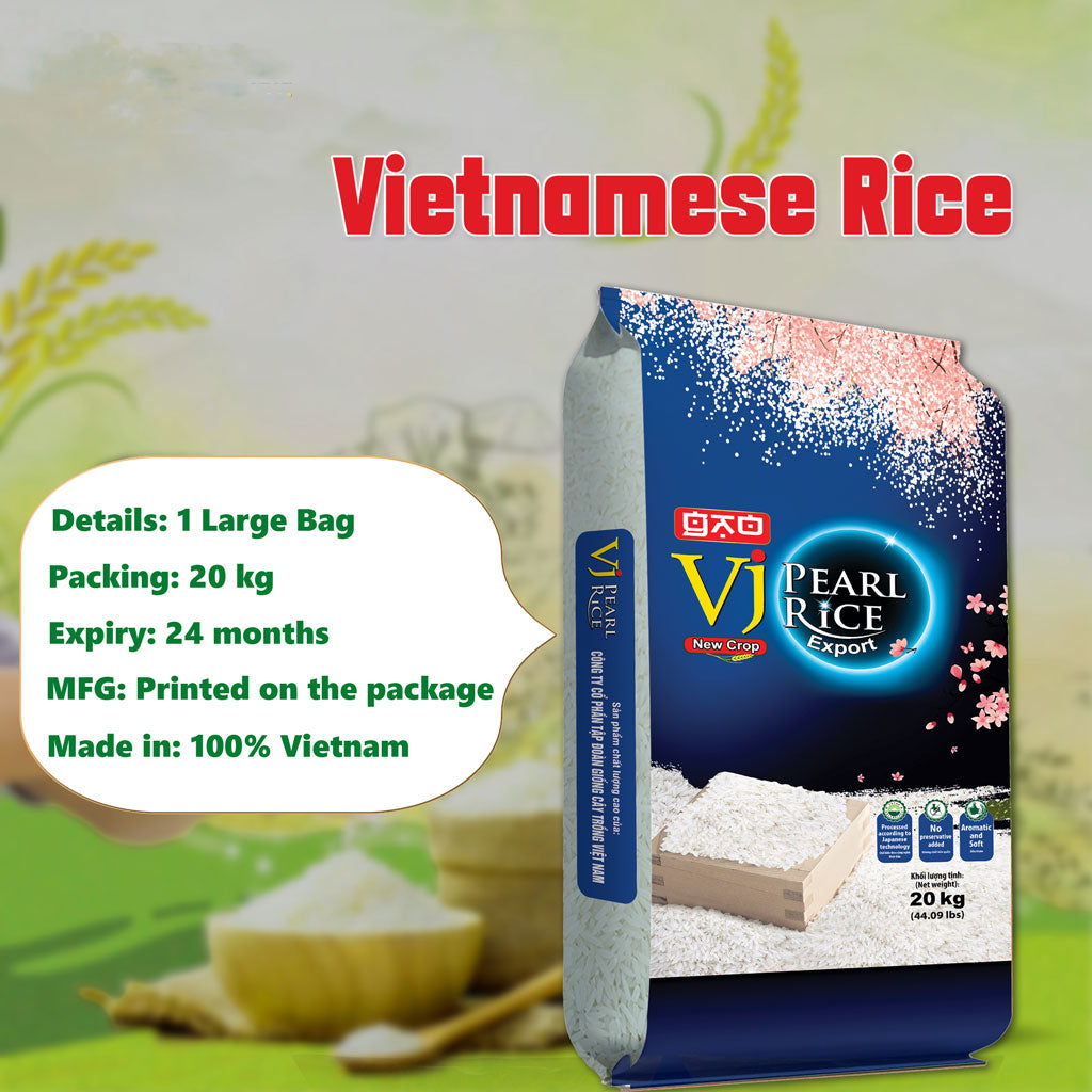 VJ Pearl Rice - 20kg